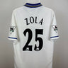 Gianfranco Zola - Chelsea 1998/00 udebane trøje M 🇮🇹 Fodboldshoppen_dk 1
