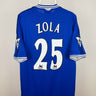 Gianfranco Zola - Chelsea 1999/01 hjemmebane trøje XL 🇮🇹 Fodboldshoppen_dk 1