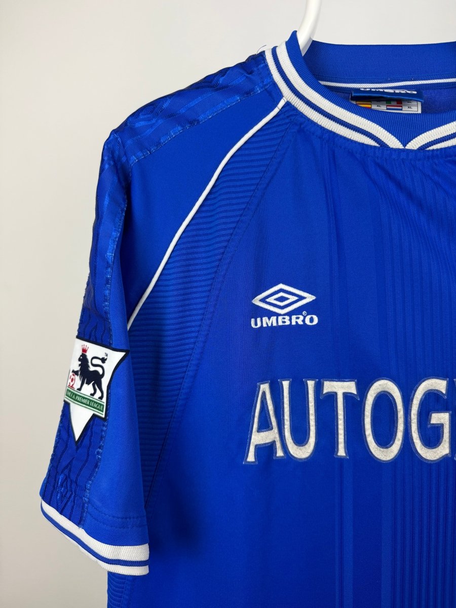 Gianfranco Zola - Chelsea 1999/01 hjemmebane trøje XL 🇮🇹 Fodboldshoppen_dk 3
