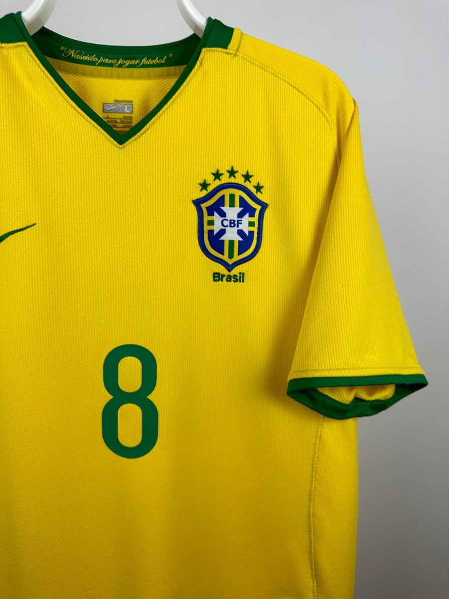 Kaka - Brasilien hjemmebane trøje 2008 L 🇧🇷 Fodboldshoppen_dk 4