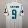 Karim Benzema - Real Madrid 2017/18 hjemmebane trøje L 🇫🇷 Fodboldshoppen_dk 1