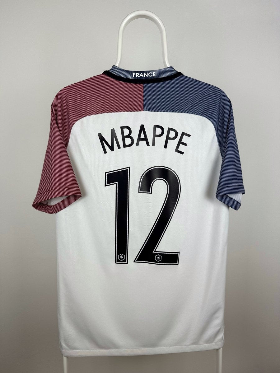 Kylian Mbappe - Frankrig 2016 udebane trøje M 🇫🇷 Fodboldshoppen_dk 1