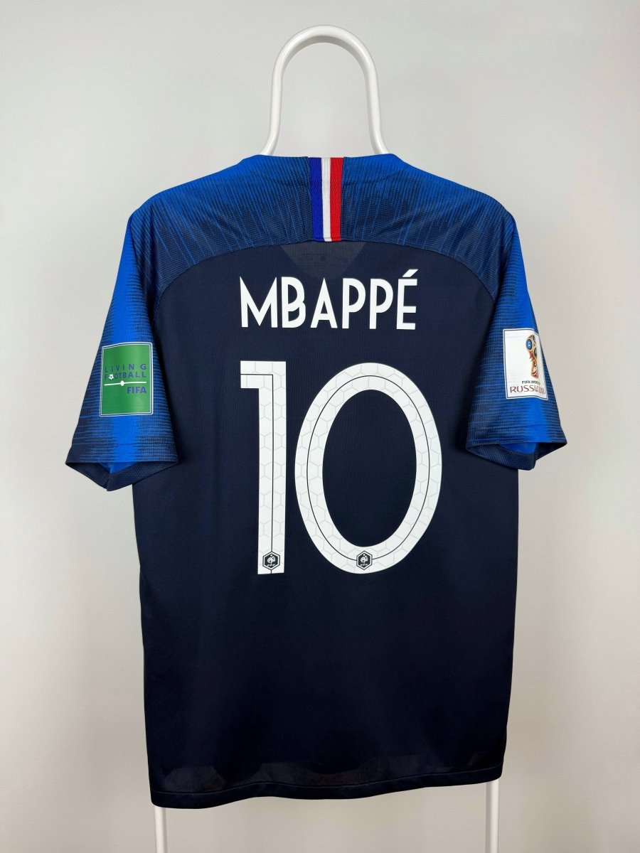 Kylian Mbappe - Frankrig 2018 hjemmebane trøje L 🇫🇷 Fodboldshoppen_dk 1