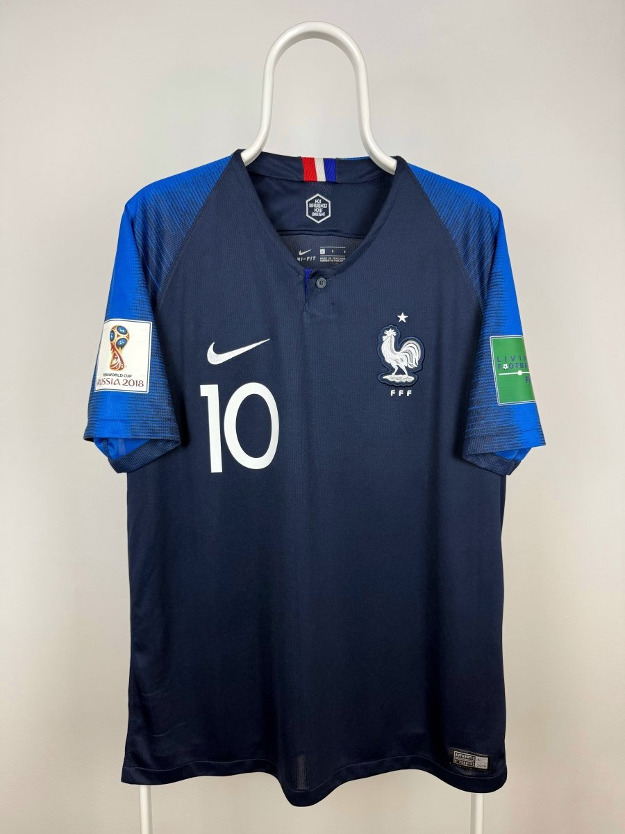 Kylian Mbappe - Frankrig 2018 hjemmebane trøje L 🇫🇷 Fodboldshoppen_dk 2