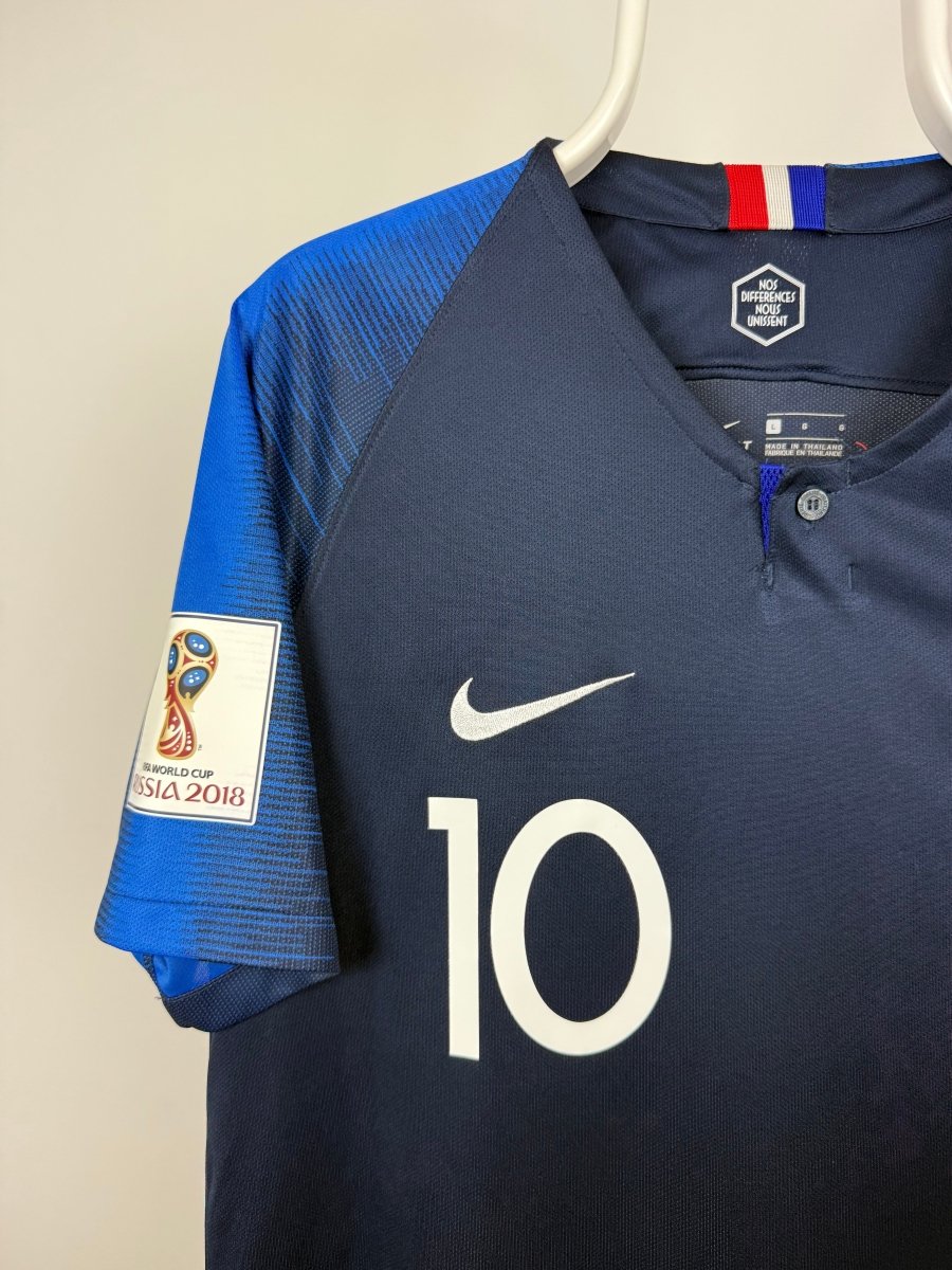 Kylian Mbappe - Frankrig 2018 hjemmebane trøje L 🇫🇷 Fodboldshoppen_dk 3