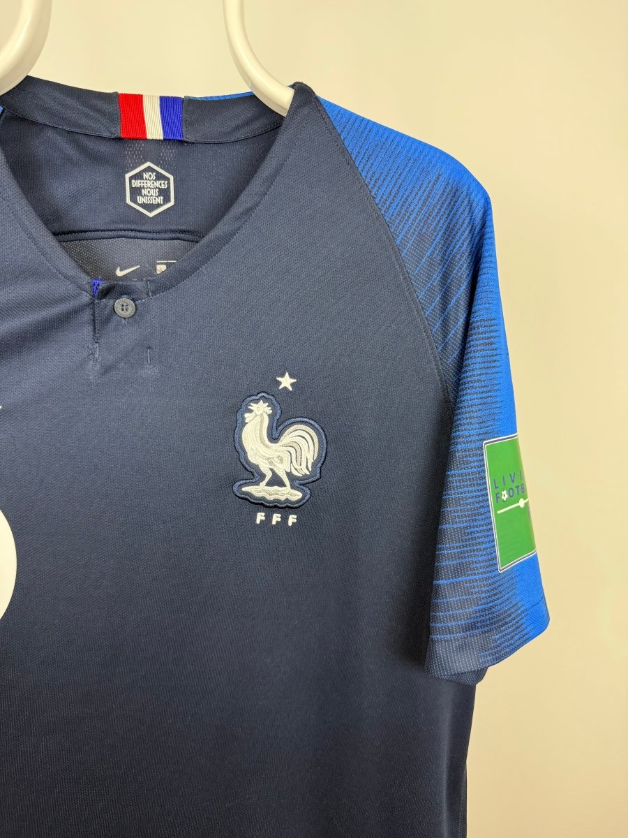 Kylian Mbappe - Frankrig 2018 hjemmebane trøje L 🇫🇷 Fodboldshoppen_dk 4