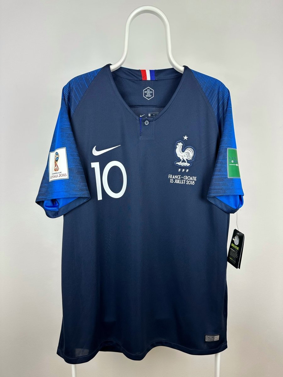 Kylian Mbappe - Frankrig 2018 hjemmebane trøje XL 🇫🇷 Fodboldshoppen_dk 2