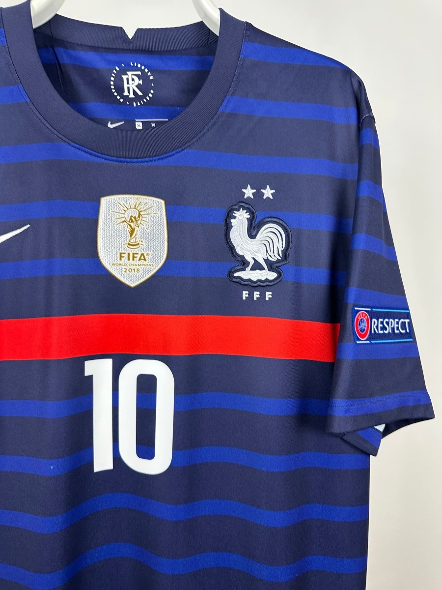 Kylian Mbappe - Frankrig 2021 hjemmebane trøje XL 🇫🇷 Fodboldshoppen_dk 4