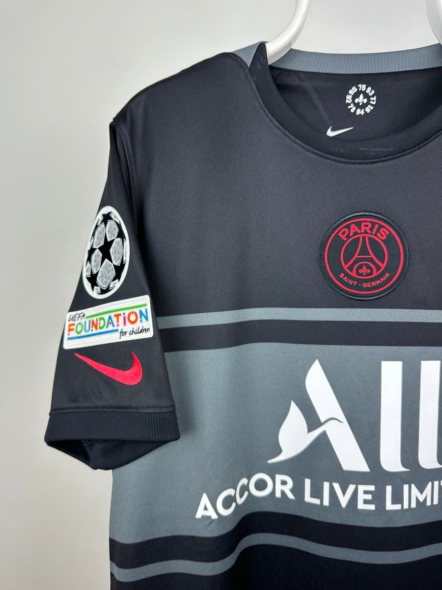 Kylian Mbappe - Paris Saint Germain 2021/22 udebane trøje L 🇫🇷 Fodboldshoppen_dk 3