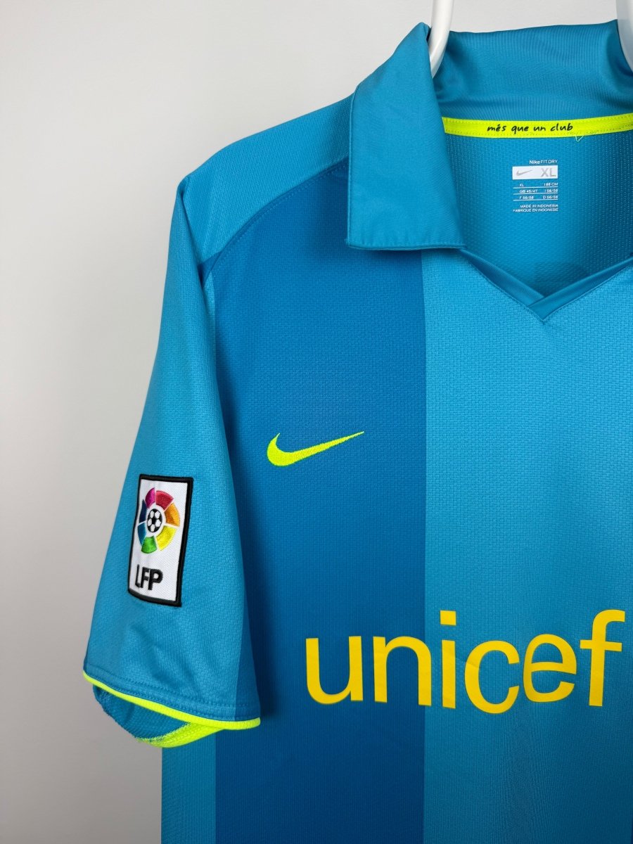 Lionel Messi - FC Barcelona 2007/08 udebane trøje XL 🇦🇷 Fodboldshoppen_dk 3