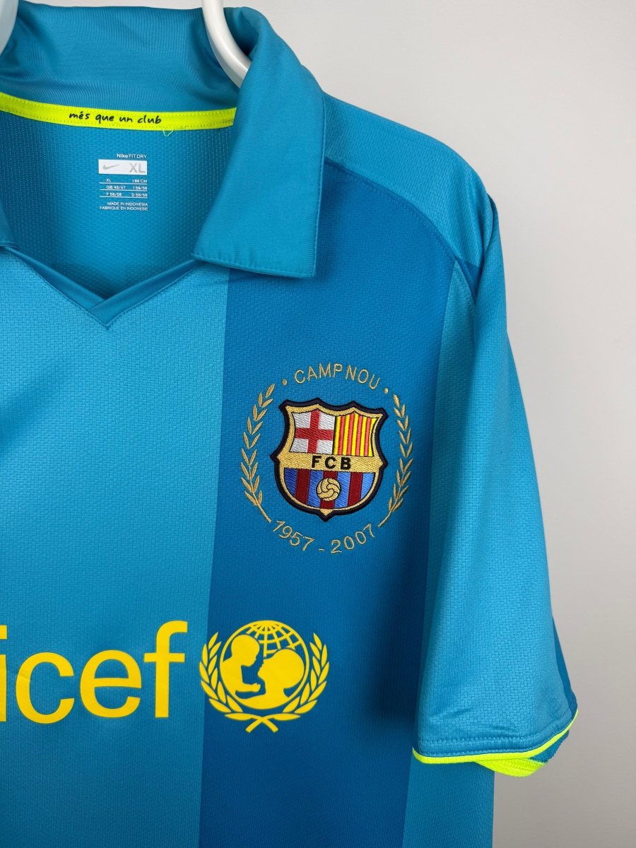 Lionel Messi - FC Barcelona 2007/08 udebane trøje XL 🇦🇷 Fodboldshoppen_dk 4