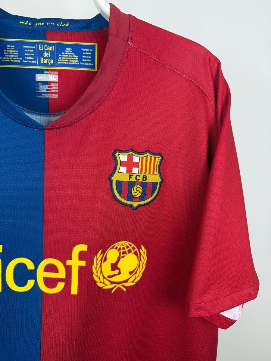 Lionel Messi - FC Barcelona 2008/09 hjemmebane trøje XL 🇦🇷 Fodboldshoppen_dk 4