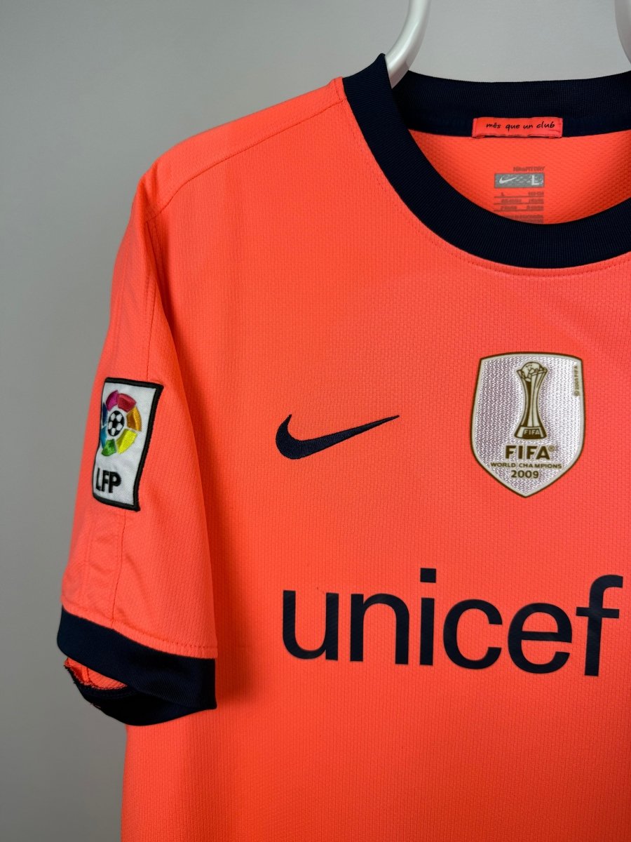 Lionel Messi - FC Barcelona 2009/10 udebane trøje L 🇦🇷 Fodboldshoppen_dk 3