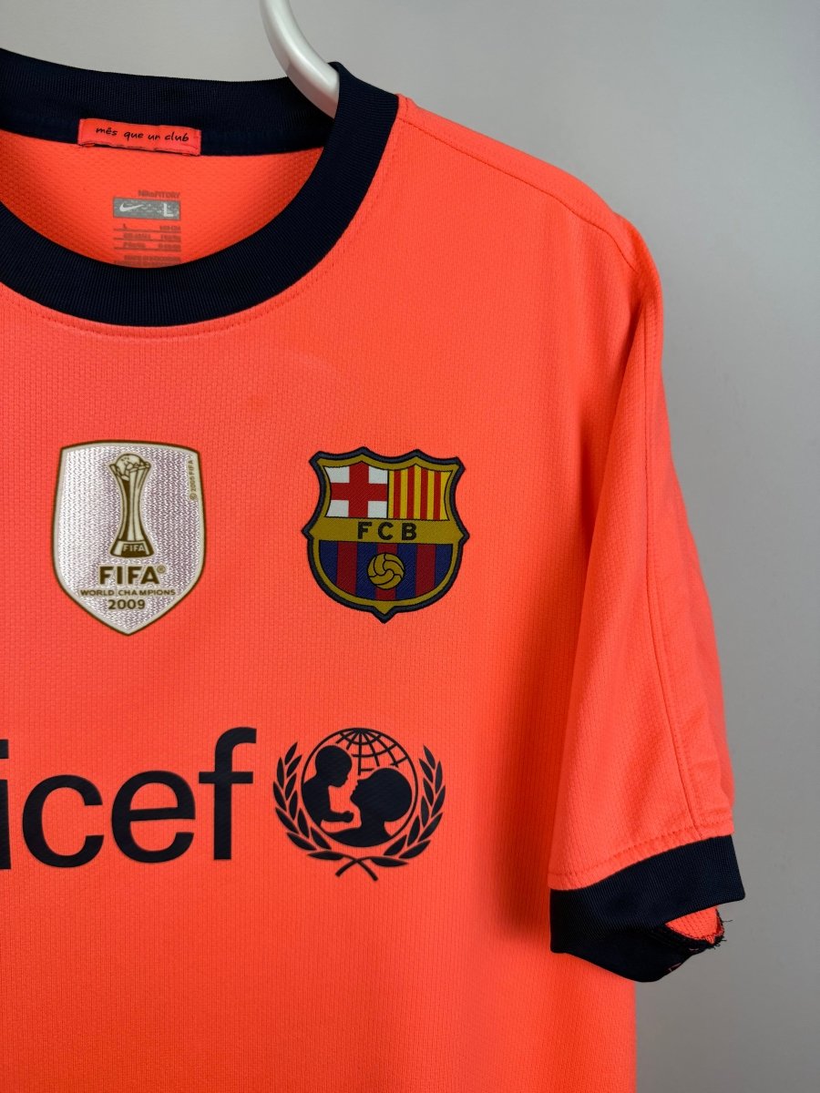 Lionel Messi - FC Barcelona 2009/10 udebane trøje L 🇦🇷 Fodboldshoppen_dk 4