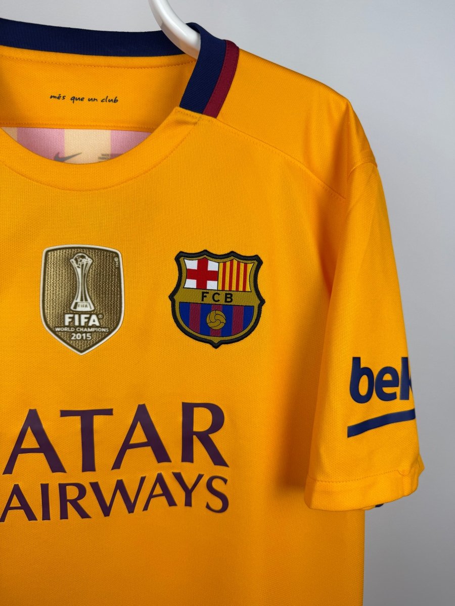 Lionel Messi - FC Barcelona 2015/16 udebane trøje L 🇦🇷 Fodboldshoppen_dk 4