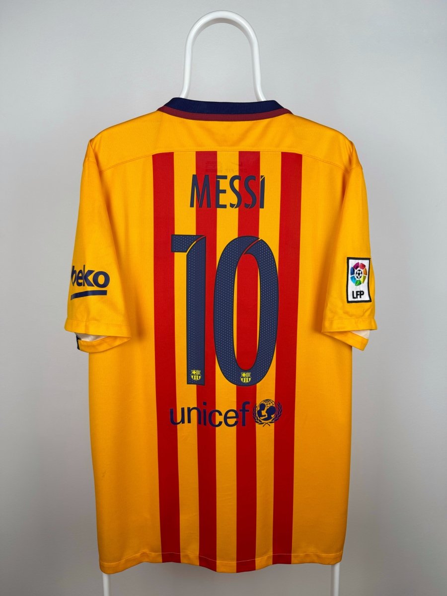Lionel Messi - FC Barcelona 2015/16 udebane trøje XL 🇦🇷 Fodboldshoppen_dk 1