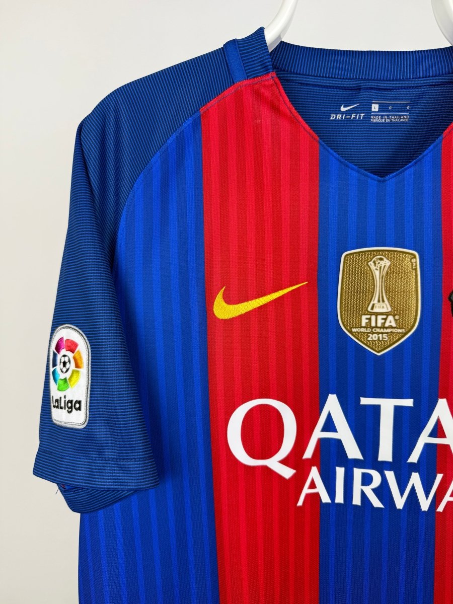 Lionel Messi - FC Barcelona 2016/17 hjemmebane trøje L 🇦🇷 Fodboldshoppen_dk 3