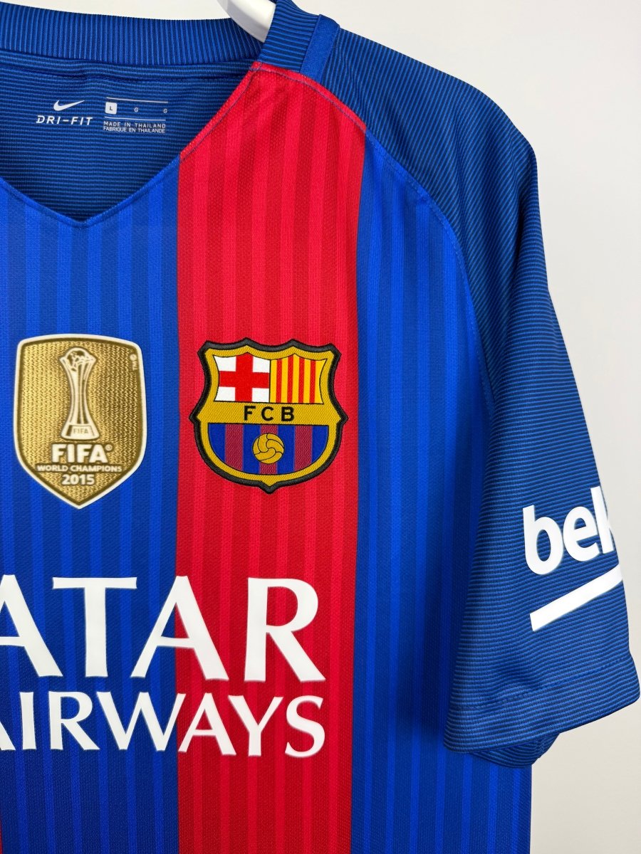 Lionel Messi - FC Barcelona 2016/17 hjemmebane trøje L 🇦🇷 Fodboldshoppen_dk 4