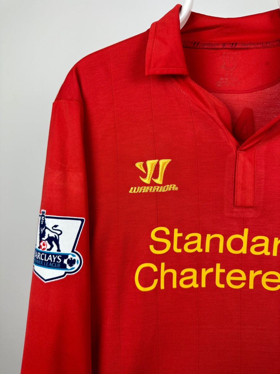 Luis Suarez - Liverpool 2012/13 hjemmebane trøje L 🇺🇾 Fodboldshoppen_dk 3