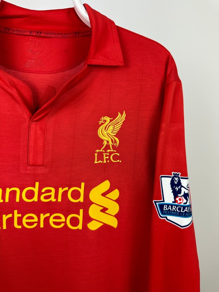 Luis Suarez - Liverpool 2012/13 hjemmebane trøje L 🇺🇾 Fodboldshoppen_dk 4