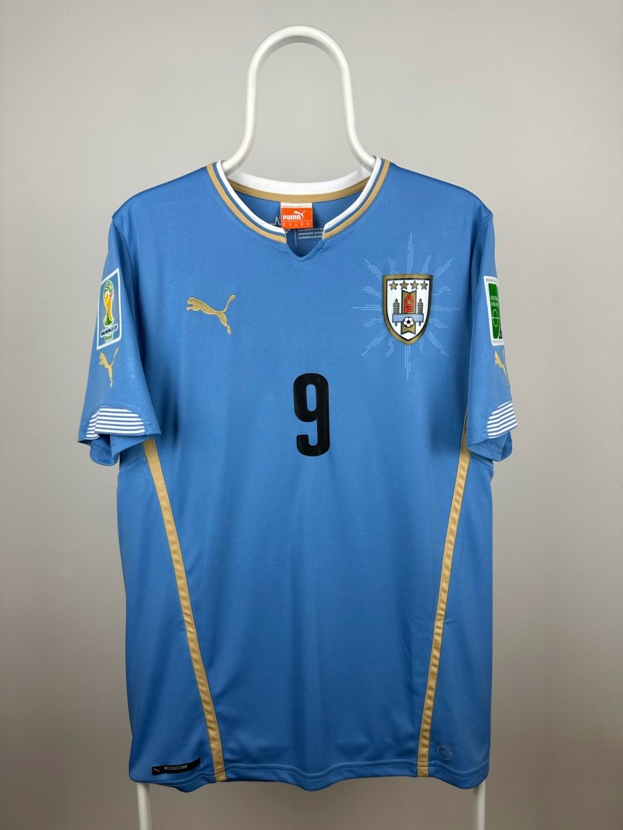 Luis Suarez - Uruguay 2014 hjemmebane trΓΈje M πΊπΎ Fodboldshoppen_dk 2