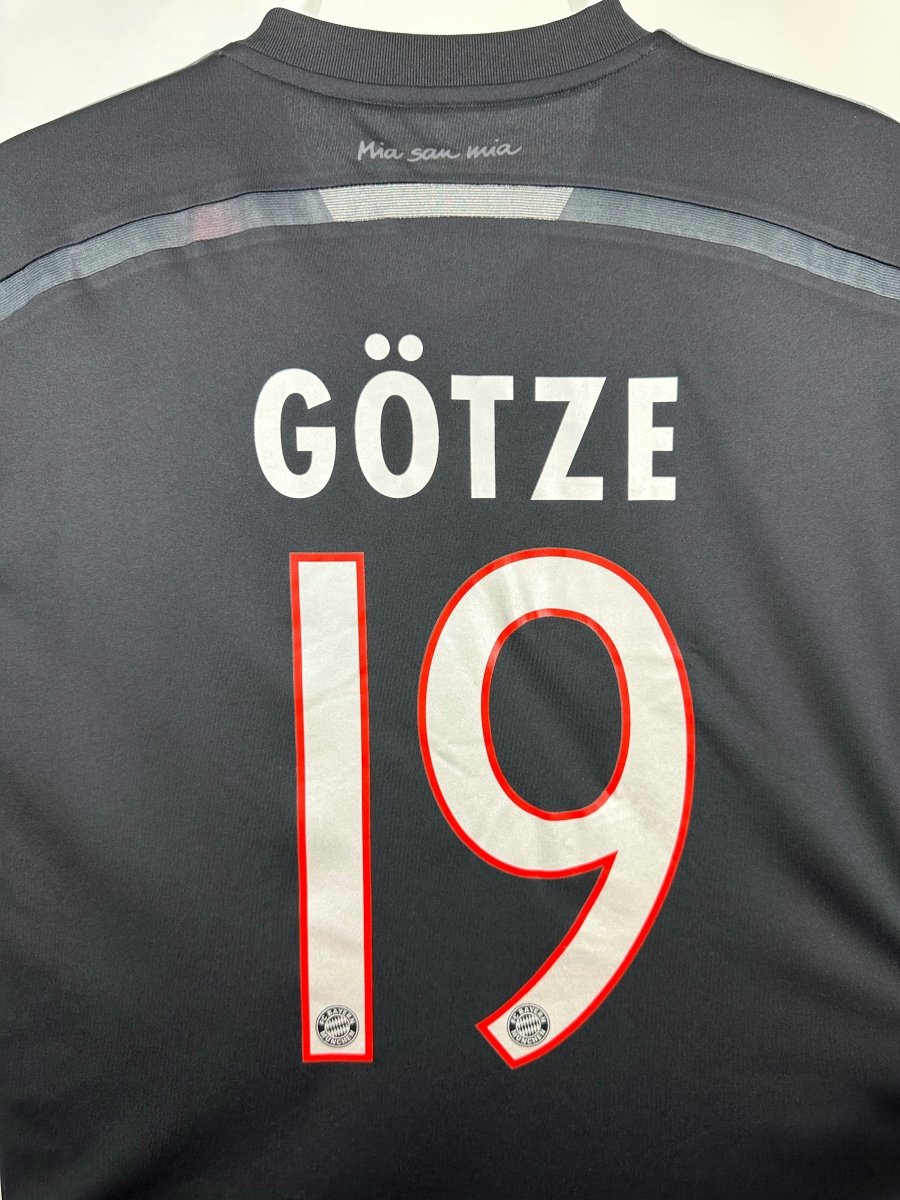 Mario Götze - FC Bayern München 2014/15 udebane trøje M 🇩🇪 Fodboldshoppen_dk 5
