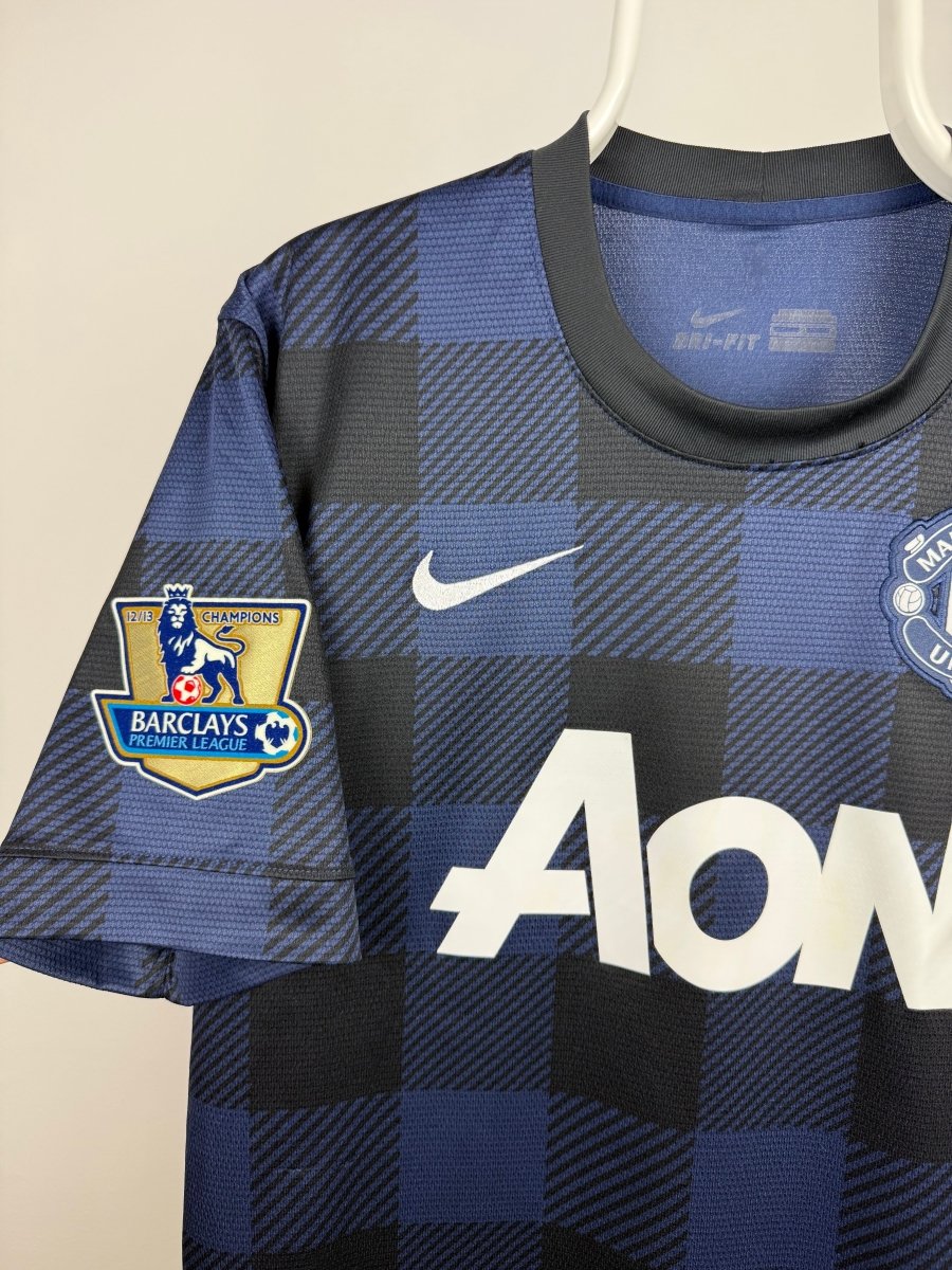 Nemanja Vidic - Manchester United 2013/14 udebane trøje L 🇷🇸 Fodboldshoppen_dk 3