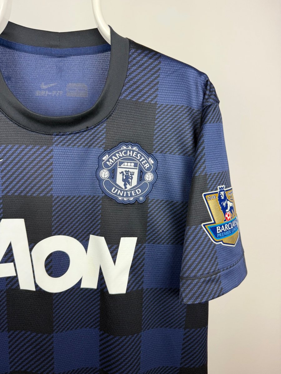 Nemanja Vidic - Manchester United 2013/14 udebane trøje L 🇷🇸 Fodboldshoppen_dk 4