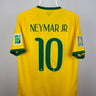 Neymar Jr. - Brasilien 2014 hjemmebane trøje M 🇧🇷 Fodboldshoppen_dk 1