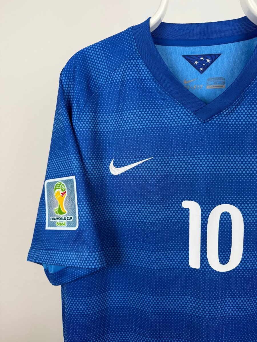 Neymar Jr. - Brasilien 2014 udebane trøje XL 🇧🇷 Fodboldshoppen_dk 3