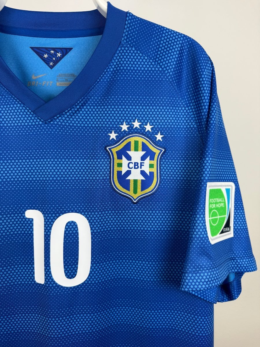 Neymar Jr. - Brasilien 2014 udebane trøje XL 🇧🇷 Fodboldshoppen_dk 4