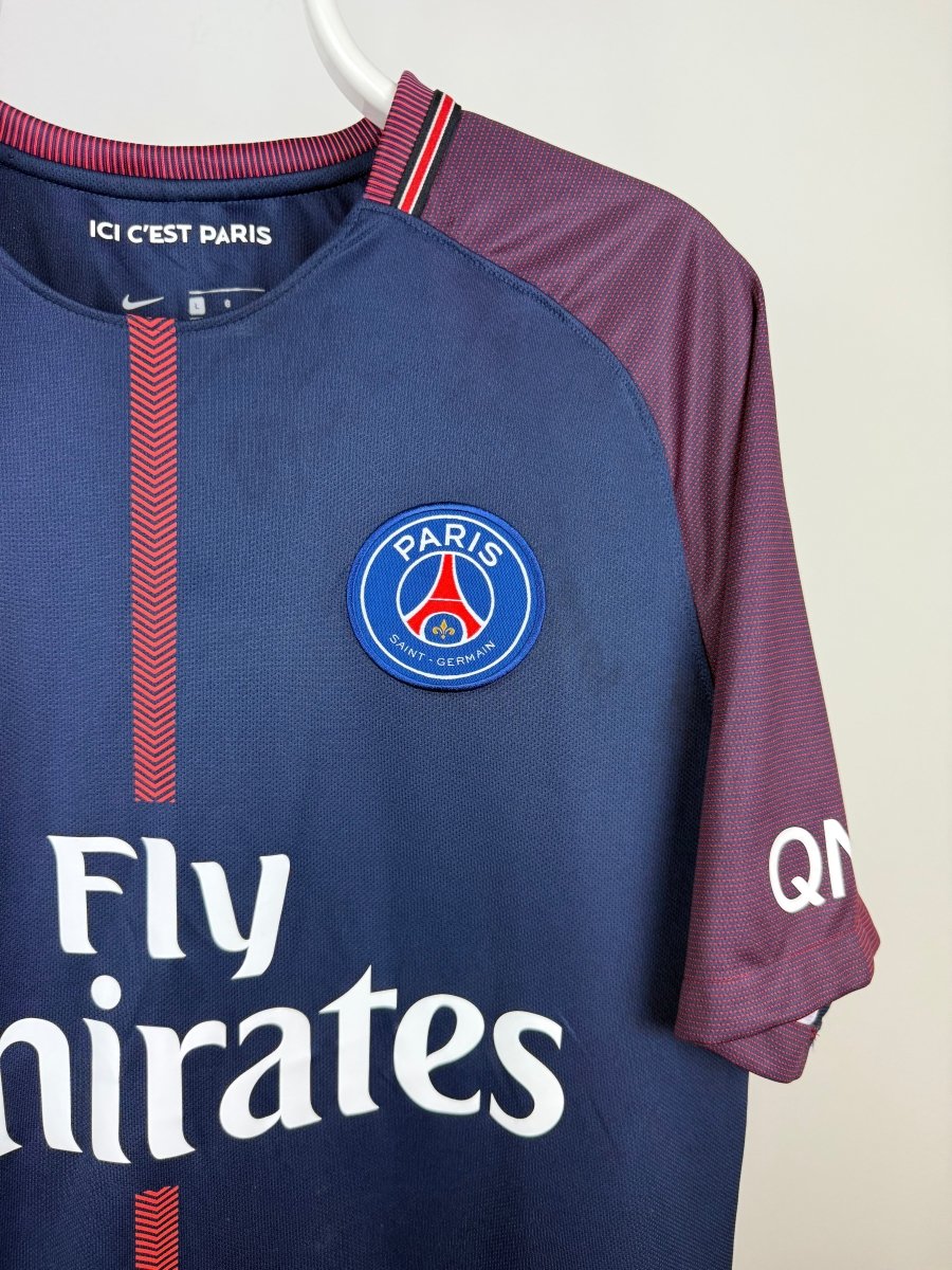 Neymar Jr. - Paris Saint Germain 2017/18 hjemmebane trøje L 🇧🇷 Fodboldshoppen_dk 4