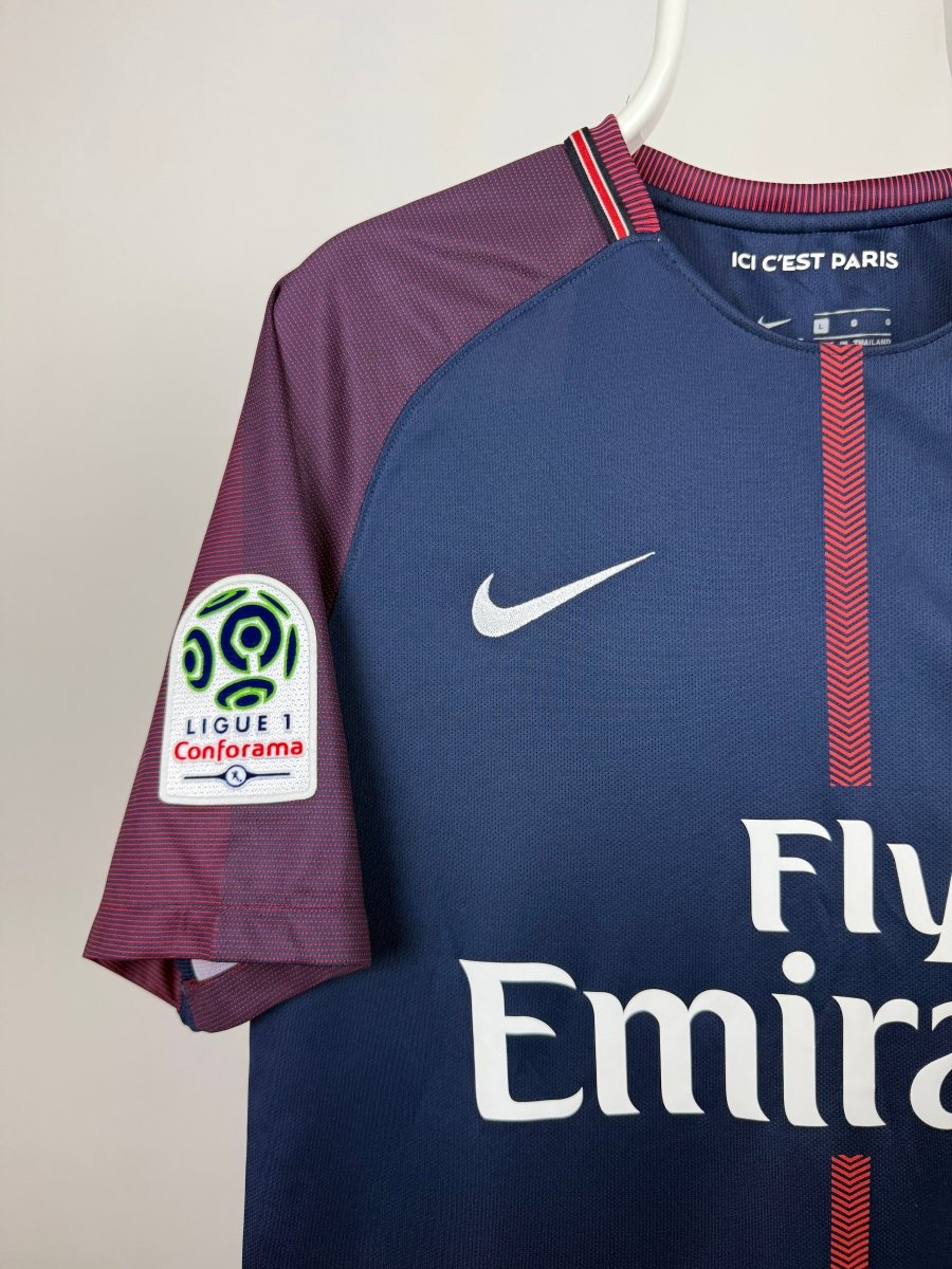 Neymar Jr. - Paris Saint Germain 2017/18 hjemmebane trøje L 🇧🇷 Fodboldshoppen_dk 3