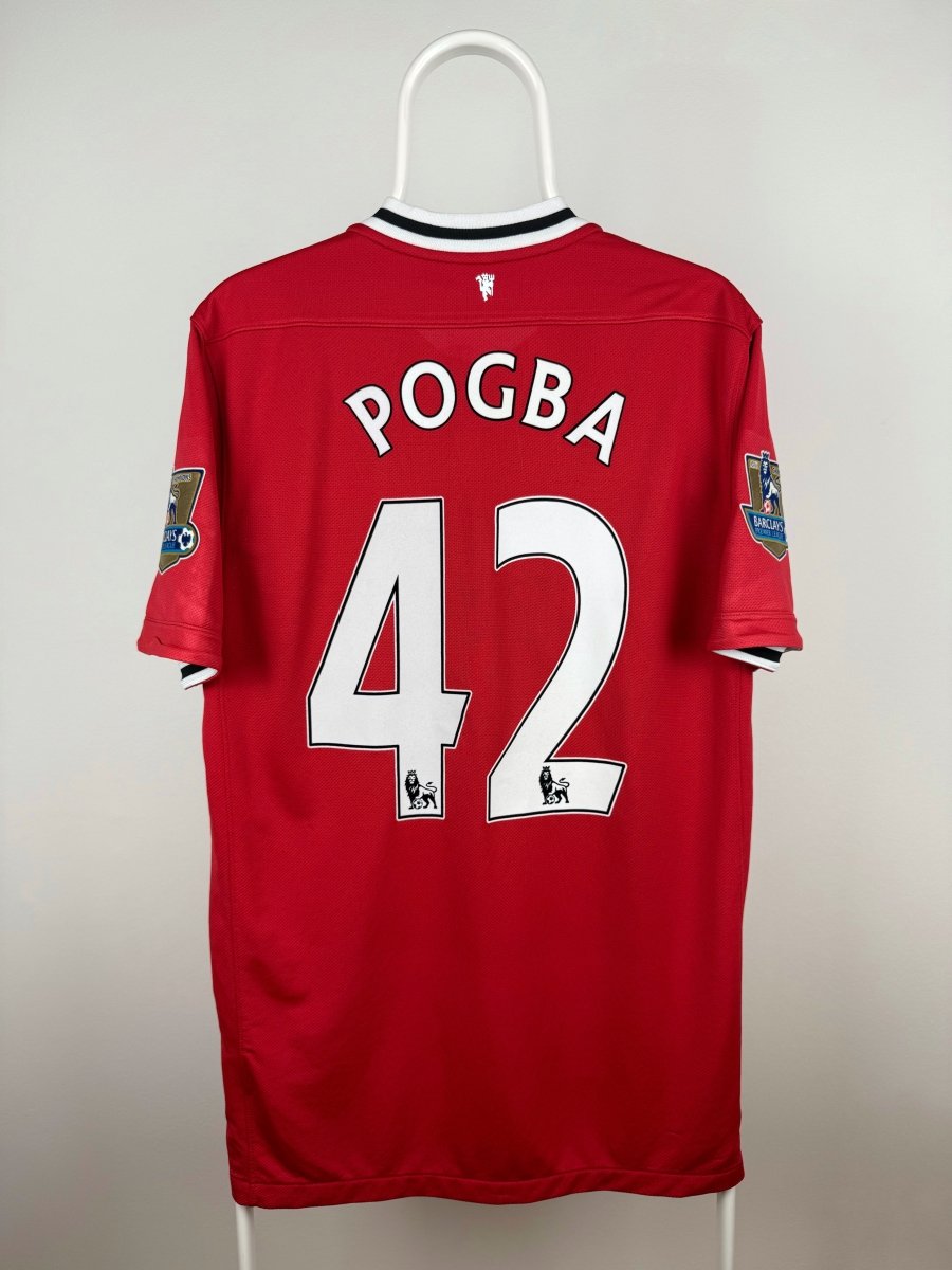 Paul Pogba - Manchester United 2011/12 hjemmebane trøje L 🇫🇷 Fodboldshoppen_dk 1