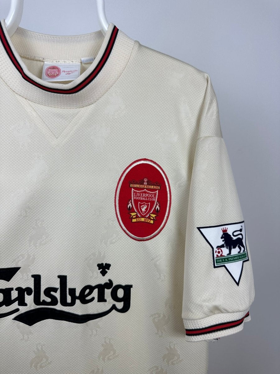 Robbie Fowler - Liverpool 1996/97 udebane trøje L 🏴 Fodboldshoppen_dk 4