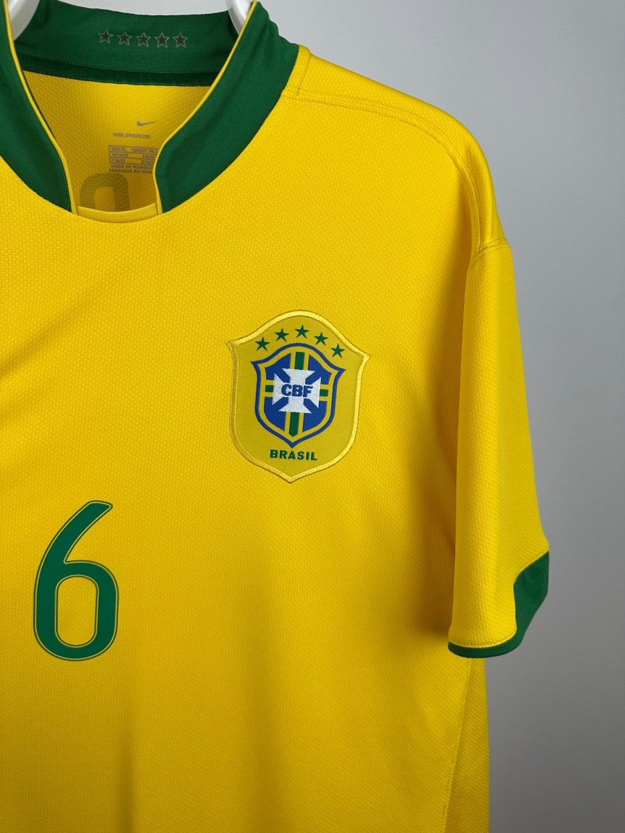 Roberto Carlos - Brasilien 2006 hjemmebane trøje XL 🇧🇷 Fodboldshoppen_dk 4