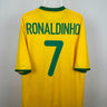 Ronaldinho - Brasilien 2000 hjemmebane trøje L 🇧🇷 Fodboldshoppen_dk 1