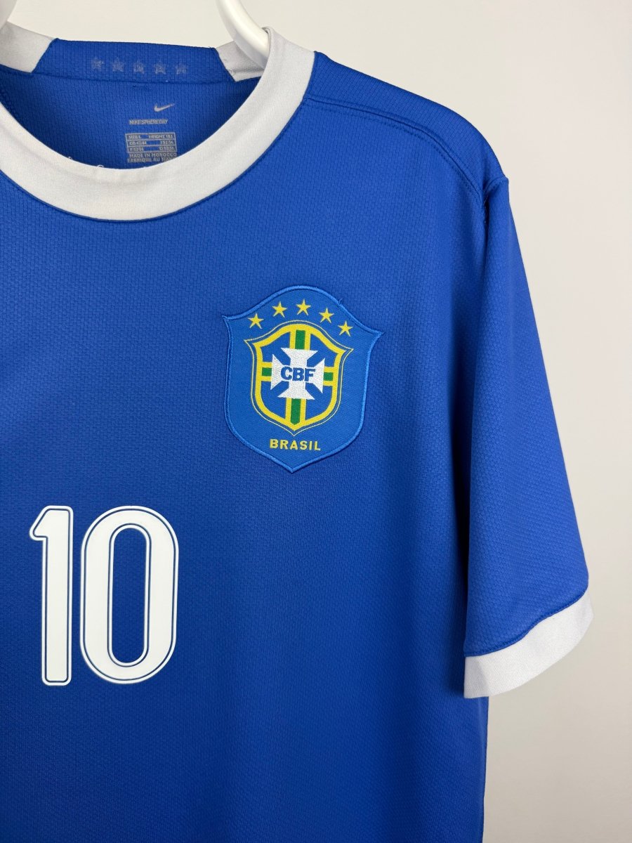 Ronaldinho - Brasilien 2006 udebane trøje L 🇧🇷 Fodboldshoppen_dk 4