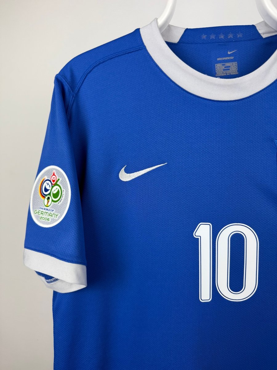 Ronaldinho - Brasilien 2006 udebane trøje L 🇧🇷 Fodboldshoppen_dk 3