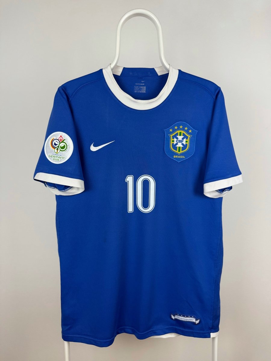 Ronaldinho - Brasilien 2006 udebane trøje M 🇧🇷 Fodboldshoppen_dk 2