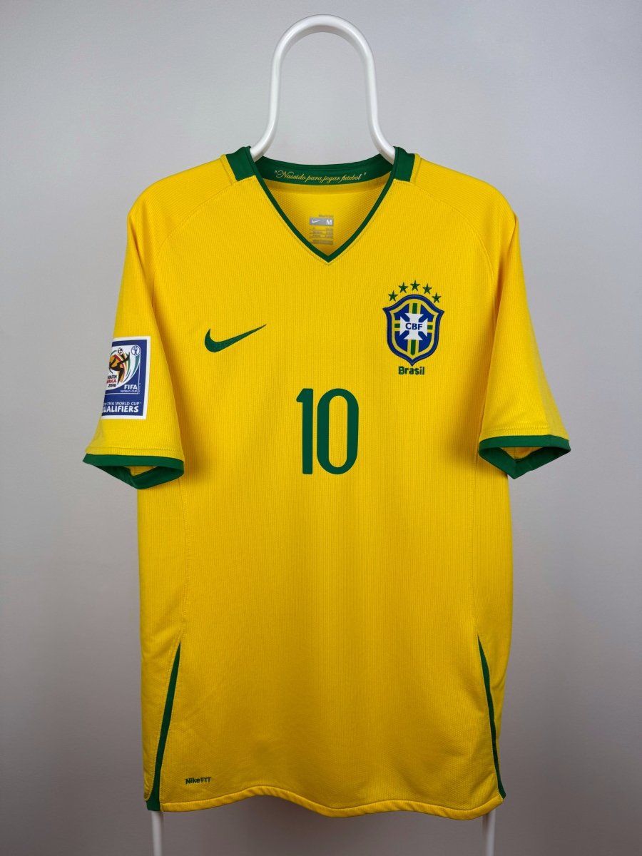 Ronaldinho - Brasilien 2008 hjemmebane trøje M 🇧🇷 Fodboldshoppen_dk 2