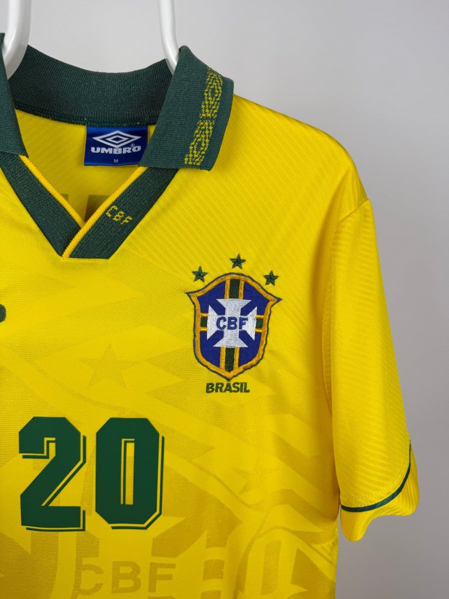 Ronaldo Nazario - Brasilien 1993/94 hjemmebane trøje M 🇧🇷 Fodboldshoppen_dk 4