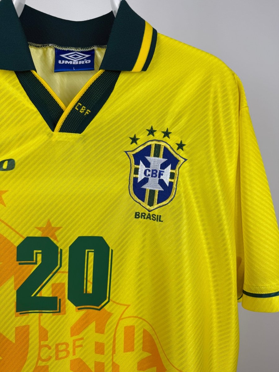 Ronaldo Nazario - Brasilien 1994 hjemmebane trøje L 🇧🇷 Fodboldshoppen_dk 4