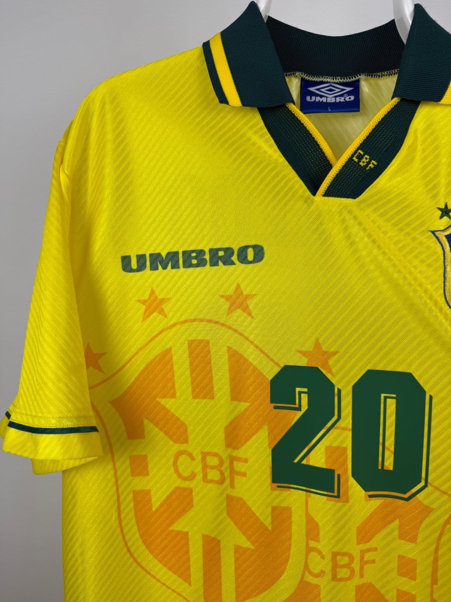 Ronaldo Nazario - Brasilien 1994 hjemmebane trøje L 🇧🇷 Fodboldshoppen_dk 3