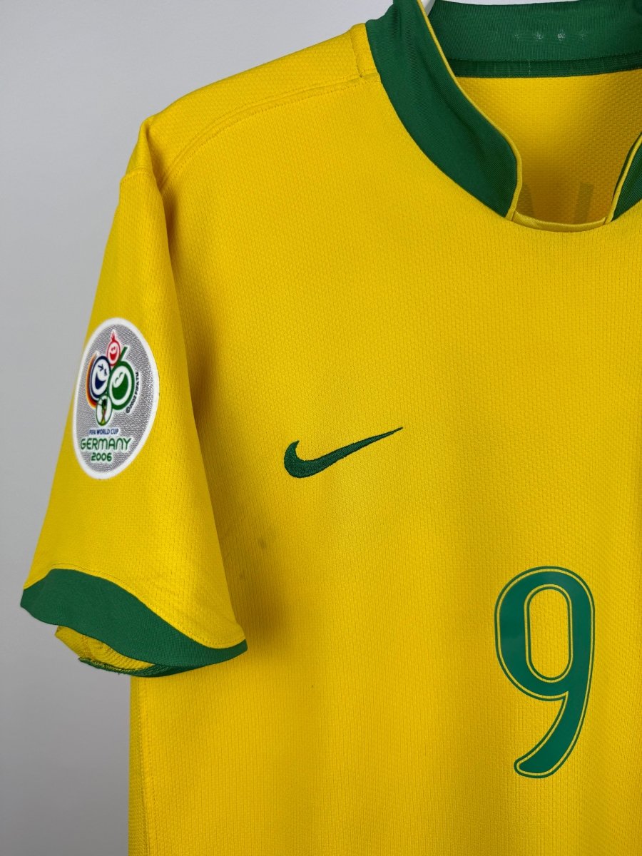 Ronaldo Nazario - Brasilien 2006 hjemmebane trøje L 🇧🇷 Fodboldshoppen_dk 3