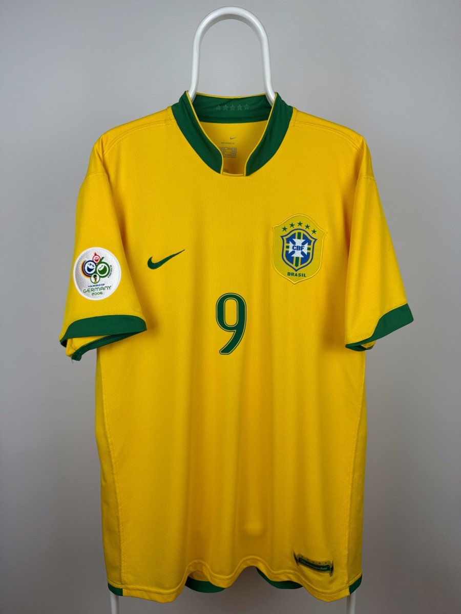 Ronaldo Nazario - Brasilien 2006 hjemmebane trøje XL 🇧🇷 Fodboldshoppen_dk 2
