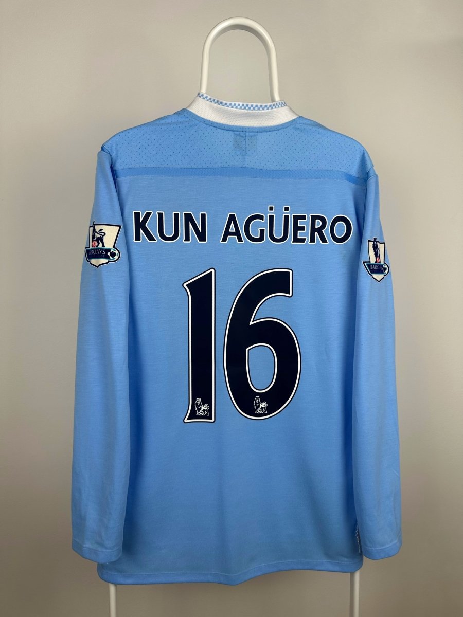 Sergio Aguero - Manchester City 2011/12 hjemmebane trøje M 🇦🇷 Fodboldshoppen_dk 1