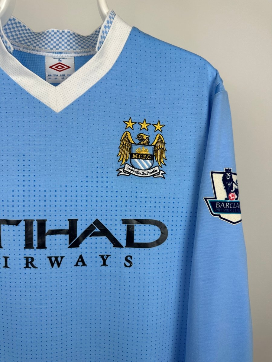 Sergio Aguero - Manchester City 2011/12 hjemmebane trøje M 🇦🇷 Fodboldshoppen_dk 4