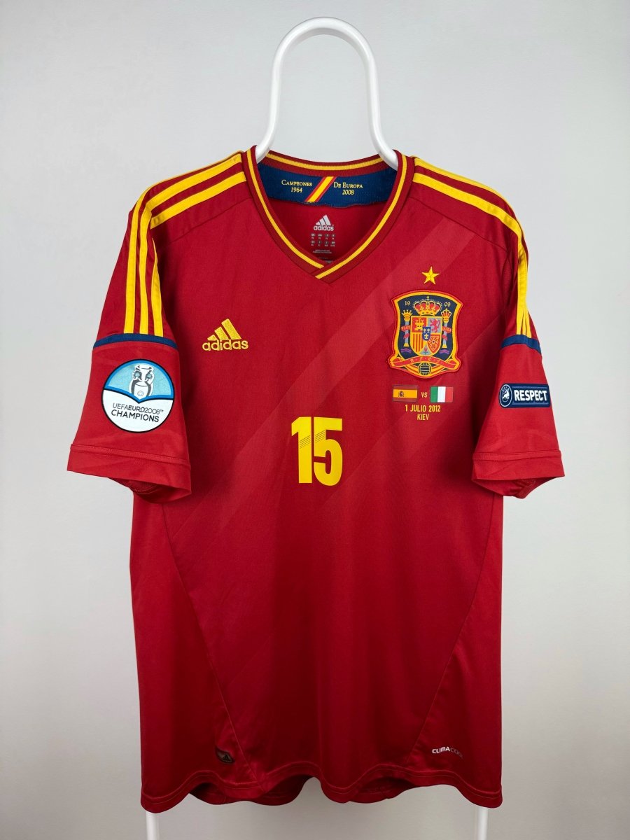 Sergio Ramos - Spanien 2012 hjemmebane trøje XL 🇪🇸 Fodboldshoppen_dk 2