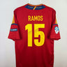 Sergio Ramos - Spanien 2012 hjemmebane trøje XL 🇪🇸 Fodboldshoppen_dk 1
